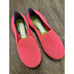 Rothy’s Kids Loafers Flamingo Pink Sz 3 No Inserts Girly Slip On Shoe Flats